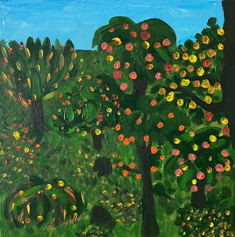 Gan Eden jardin luxuriant