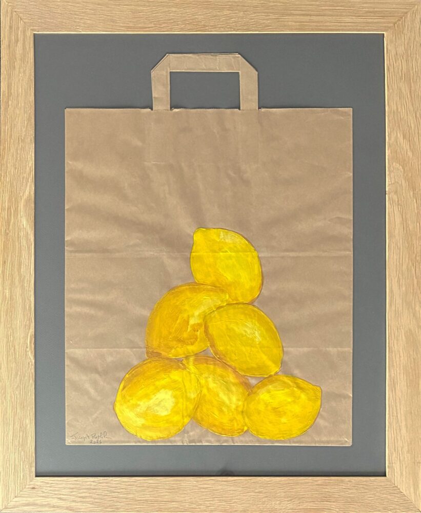 brown bag, sac kraft et citrons